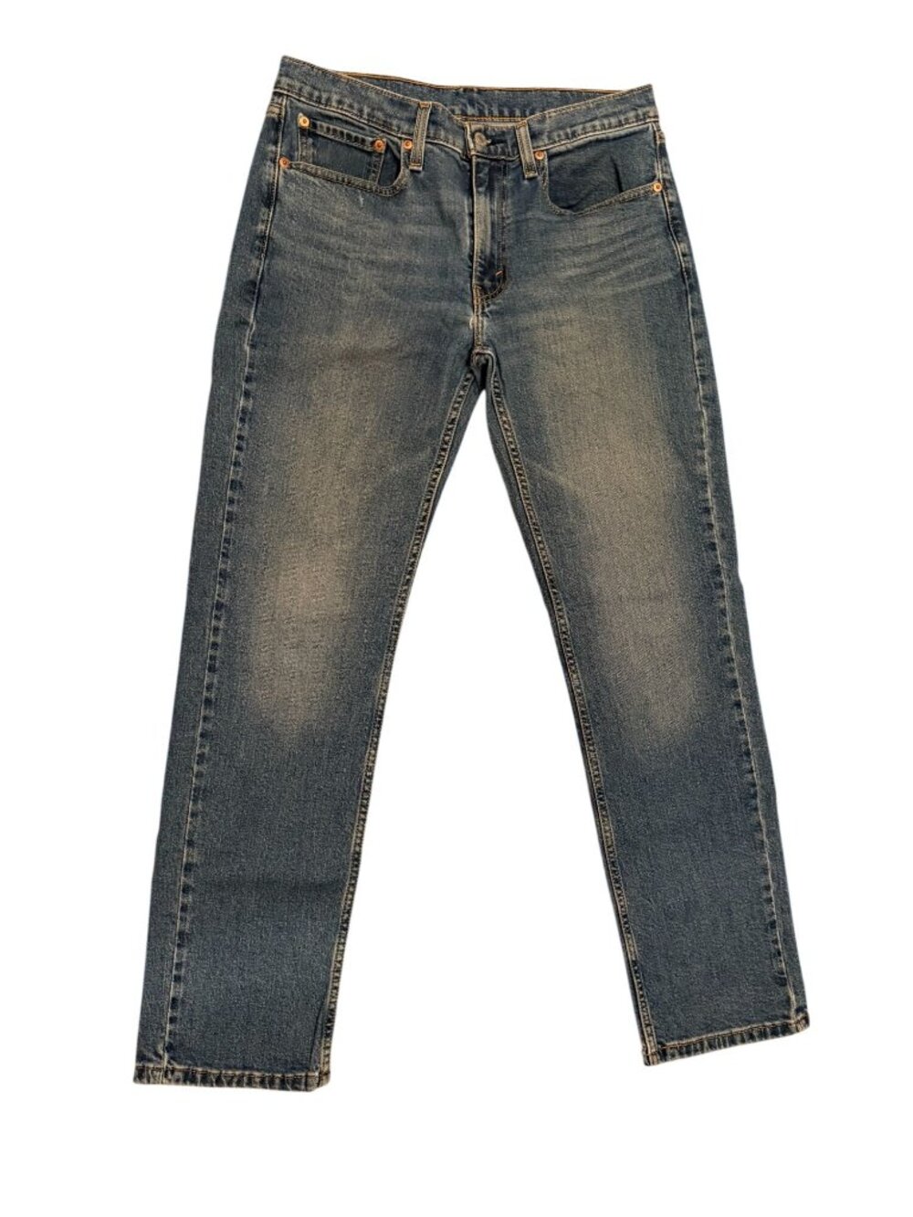 Levis 514 Mens Jeans Medium Wash Straight Fit W32 L32